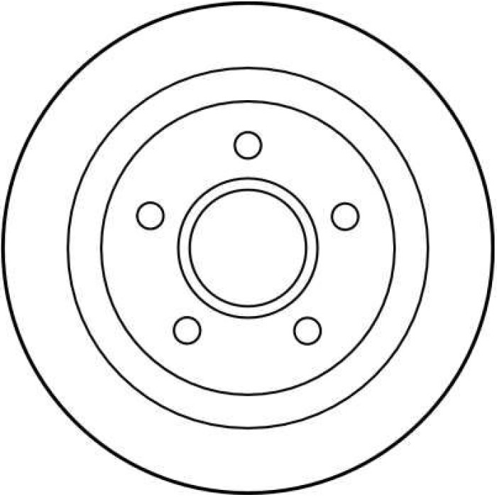 TRW Bremsscheibe DF2676 TRW Bremsscheibe DF2676