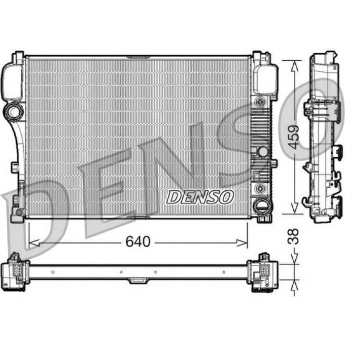 Denso Motorkühler DRM17008 Denso Motorkühler DRM17008
