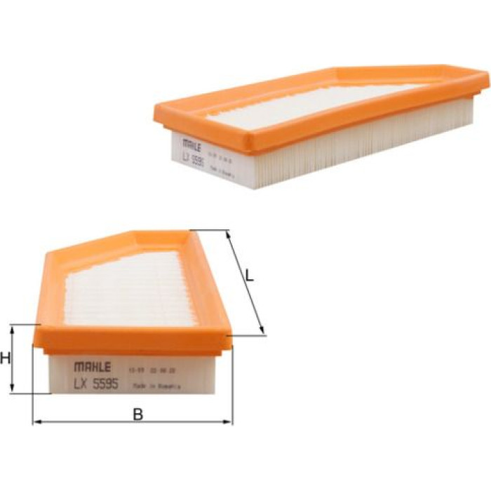 MAHLE Luftfilter LX 5595 MAHLE Luftfilter LX 5595