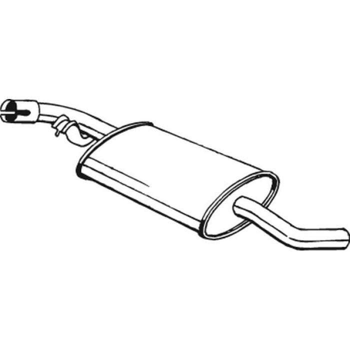 Bosal Schalldämpfer 233-741 Bosal Schalldämpfer 233-741