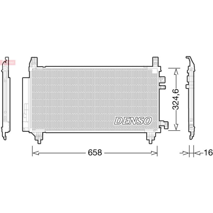 Denso Klimakondensator DCN06010