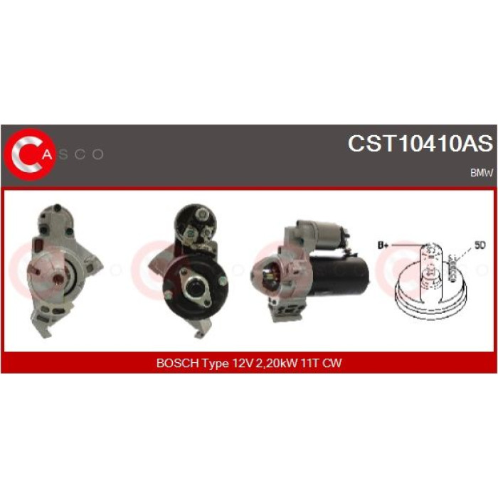 CASCO Anlasser CST10410AS CASCO Anlasser CST10410AS