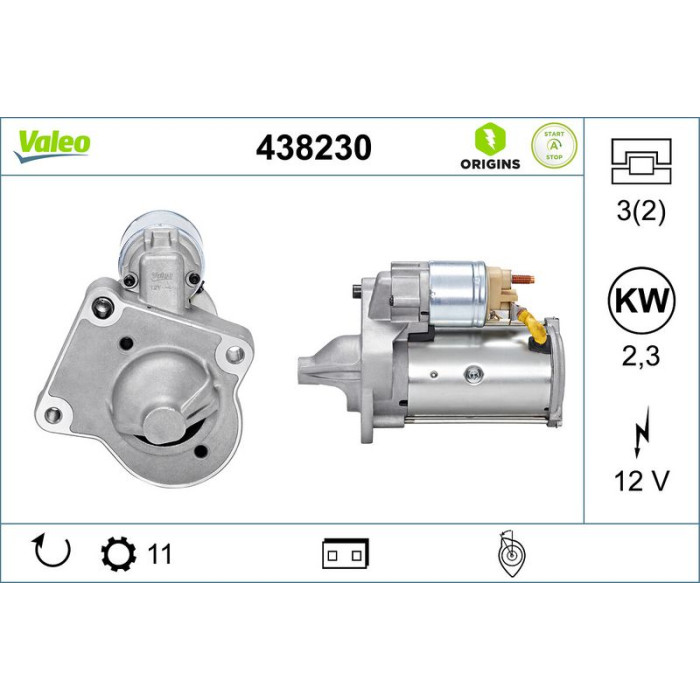 Valeo Anlasser 438230 Valeo Anlasser 438230