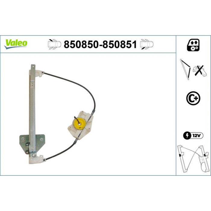 VALEO 850850 Fensterheber VALEO 850850 Fensterheber