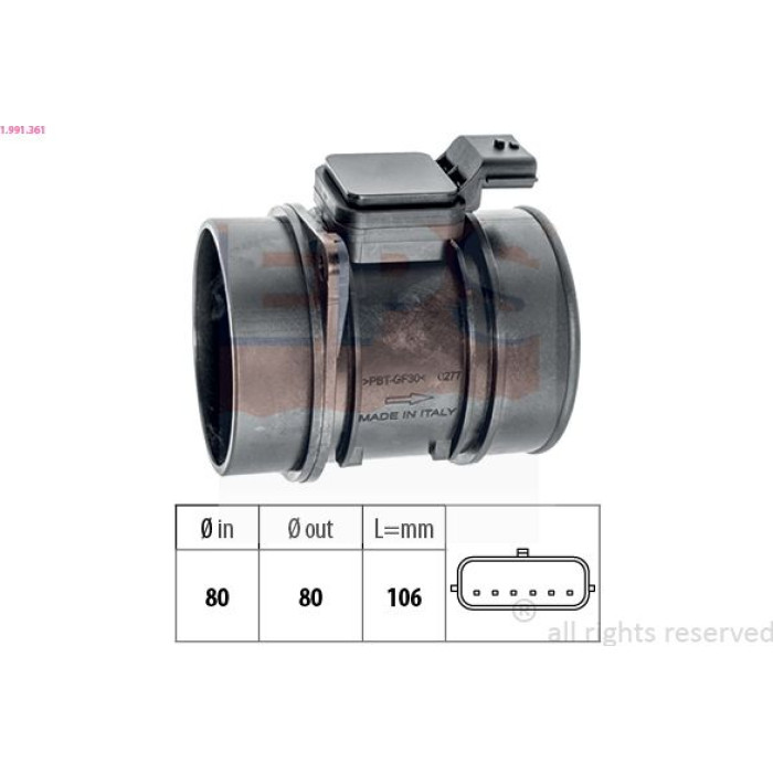 EPS Luftmassenmesser 1.991.361 EPS Luftmassenmesser 1.991.361