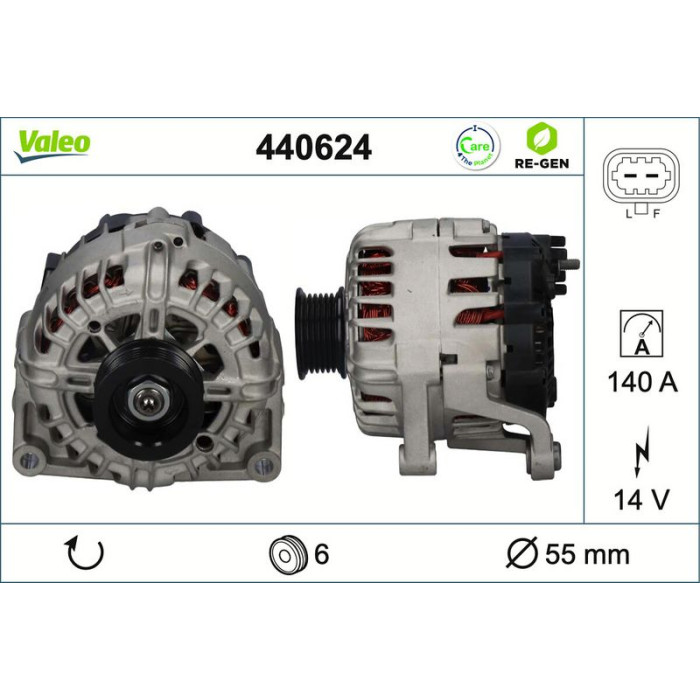 Valeo Lichtmaschine 440624 Valeo Lichtmaschine 440624