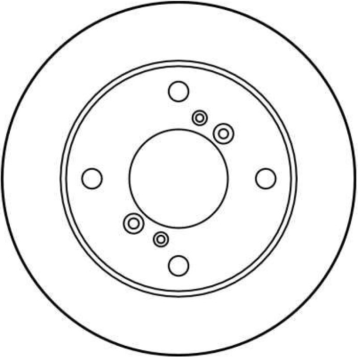 TRW Bremsscheibe DF2741 TRW Bremsscheibe DF2741
