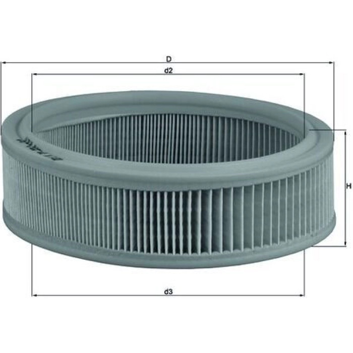 MAHLE Luftfilter LX 70 MAHLE Luftfilter LX 70