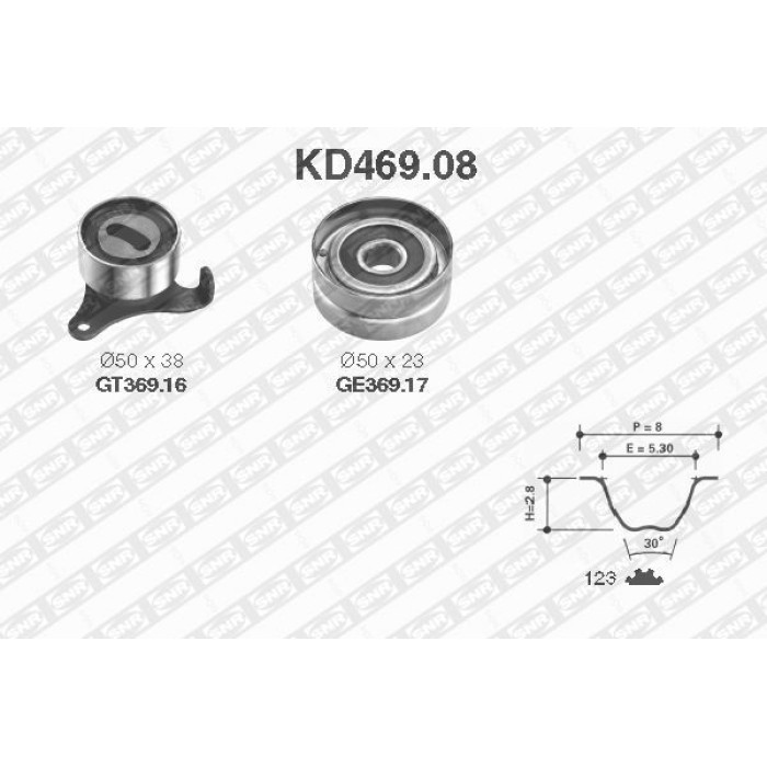 SNR Zahnriemensatz KD469.08