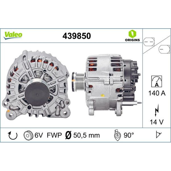 Valeo Lichtmaschine 439850 Valeo Lichtmaschine 439850