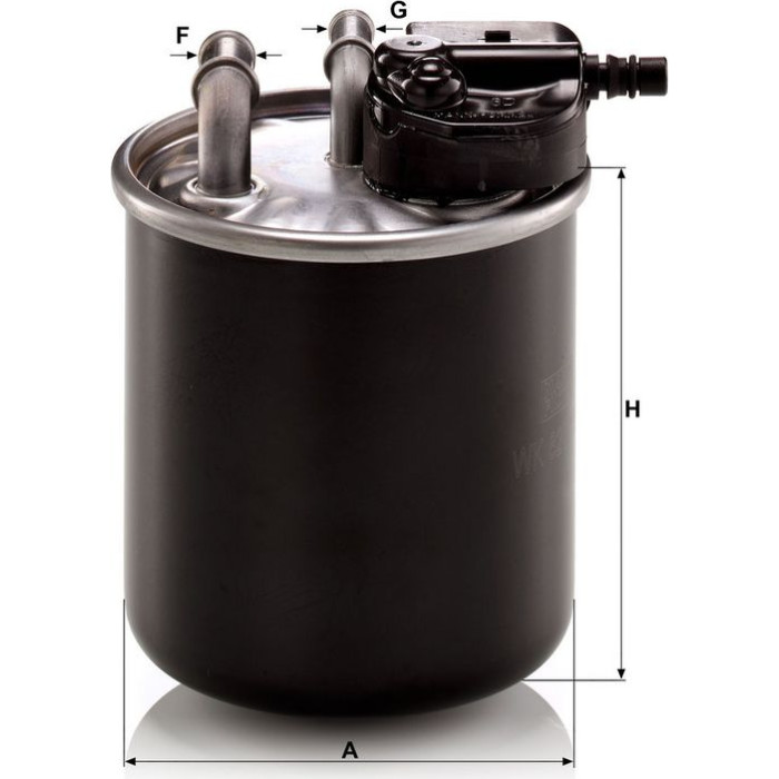 MANN-FILTER Kraftstofffilter WK 820/15
