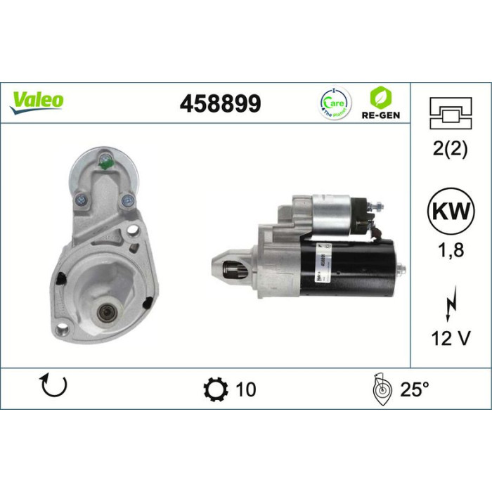 Valeo Anlasser 458899 Valeo Anlasser 458899