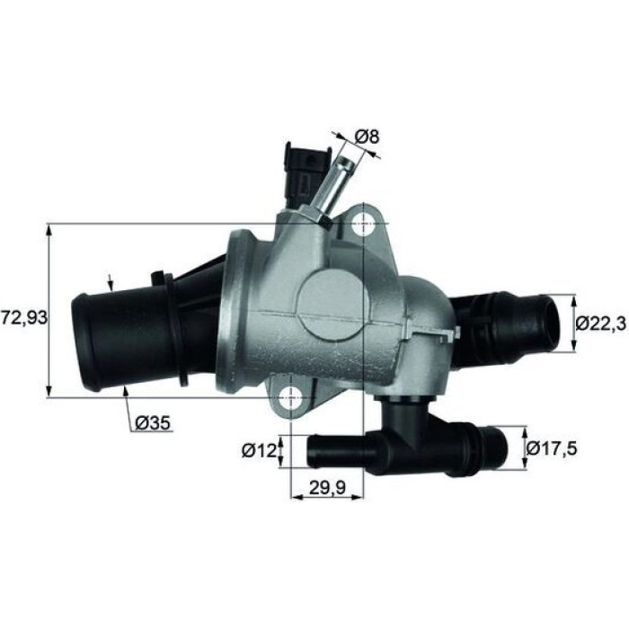 BEHR Thermostat, Kühlmittel TI 152 88 BEHR Thermostat, Kühlmittel TI 152 88