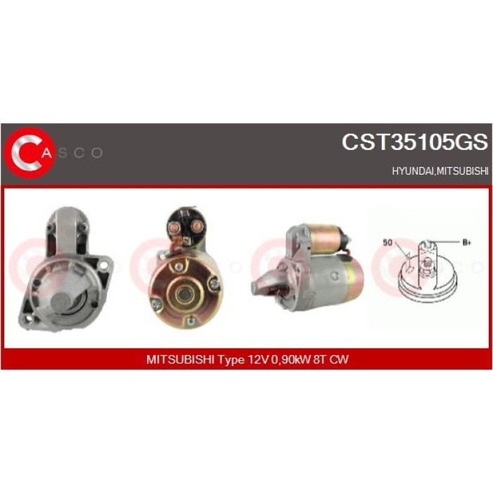 CASCO Anlasser CST35105GS CASCO Anlasser CST35105GS