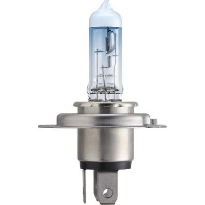 12342CVUBW PHILIPS H4 Halogenlampe CRystalVision Ultra Moto 12 V 60/55 W P43t-38, 1 Stück - 12342CVUBW - l