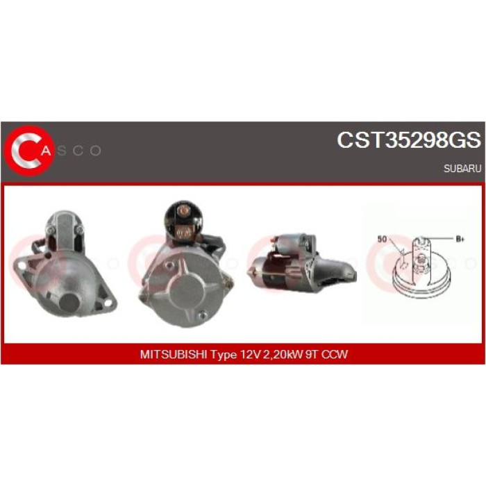CASCO Anlasser CST35298GS CASCO Anlasser CST35298GS