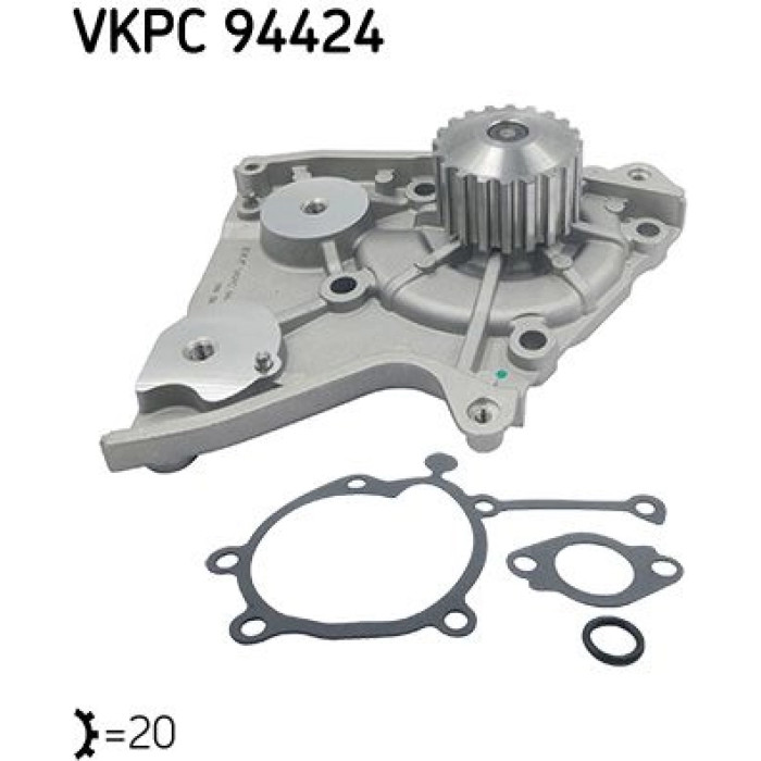 SKF Wasserpumpe / Kühlmittelpumpe VKPC 94424 SKF Wasserpumpe / Kühlmittelpumpe VKPC 94424