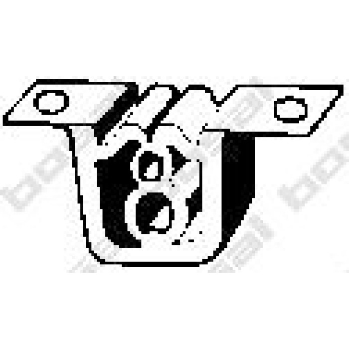 Bosal Abgasanlagenhalter 255-077 Bosal Abgasanlagenhalter 255-077