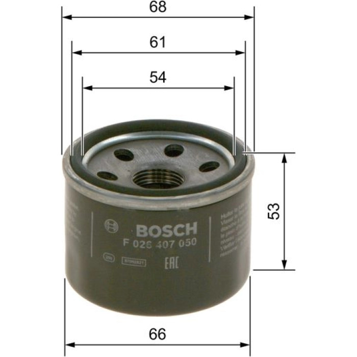 F 026 407 050 Bosch Ölfilter F 026 407 050 F 026 407 050 Bosch Ölfilter F 026 407 050