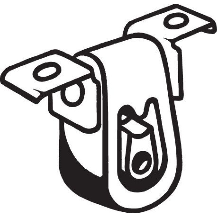 Bosal Abgasanlagenhalter 255-034 Bosal Abgasanlagenhalter 255-034
