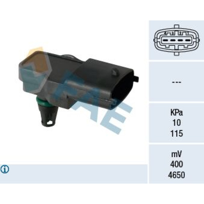 FAE Sensor, Saugrohrdruck 15172 FAE Sensor, Saugrohrdruck 15172