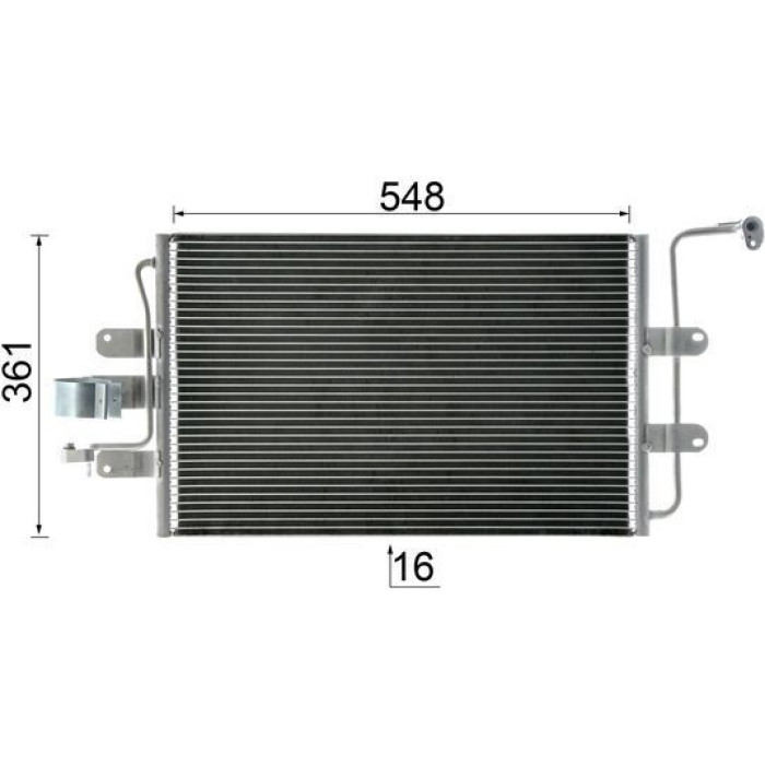 MAHLE Kondensator, Klimaanlage AC 228 000P MAHLE Kondensator, Klimaanlage AC 228 000P
