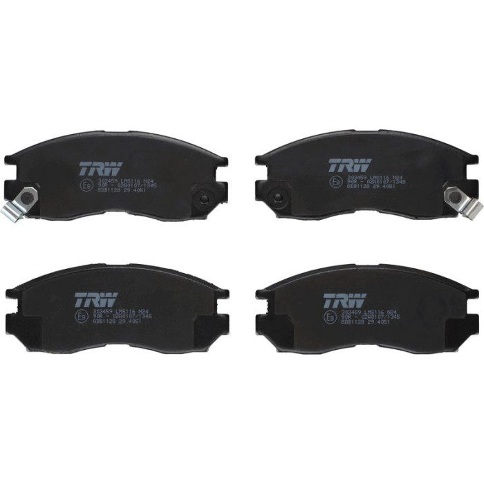 TRW Bremsbelagsatz Mitsubishi P. Galant 92-/96-/Eclipse -99/Space Wagon GDB1128 TRW Bremsbelagsatz Mitsubishi P. Galant 92-/96-/Eclipse -99/Space Wagon GDB1128