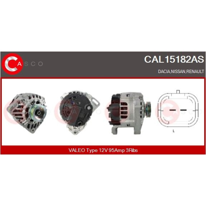CASCO Generator CAL15182AS CASCO Generator CAL15182AS