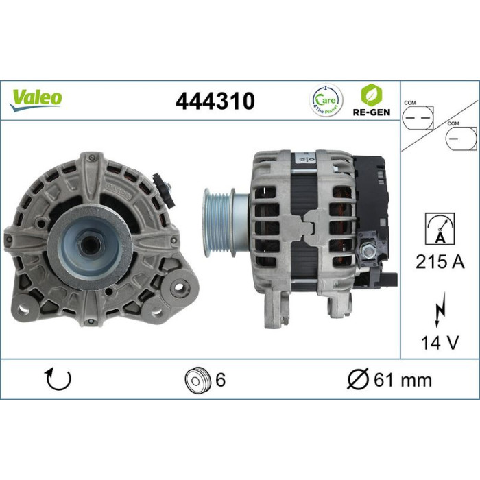 Valeo Lichtmaschine 444310 Valeo Lichtmaschine 444310