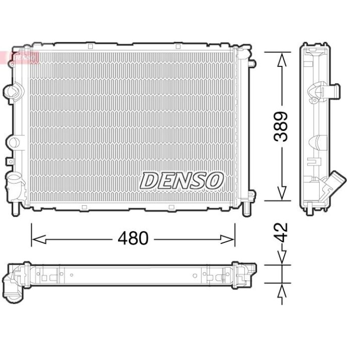 Denso Motorkühler DRM23033 Denso Motorkühler DRM23033