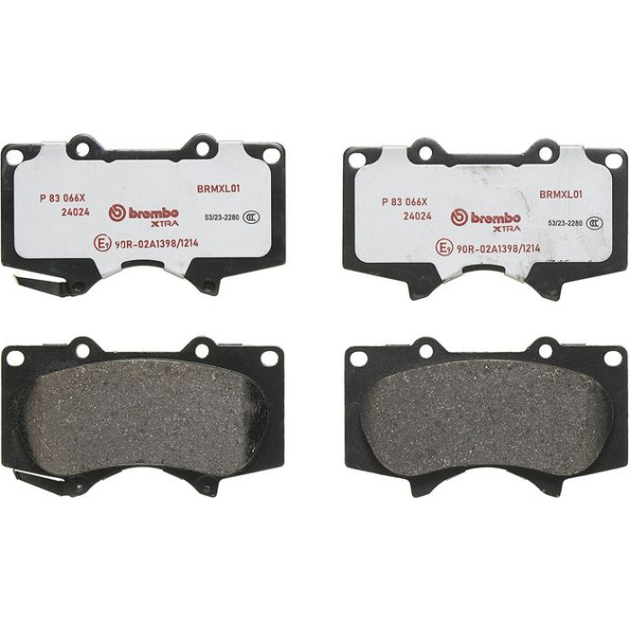 BREMBO Bremsklötze VA P 83 066X BREMBO Bremsklötze VA P 83 066X