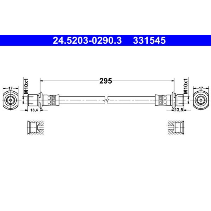ATE Bremsschlauch 24.5203-0290.3