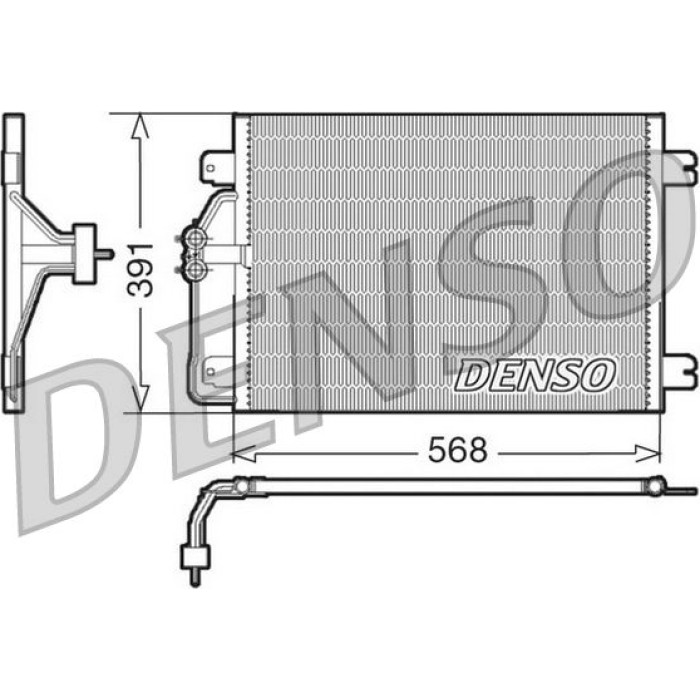 Denso Klimakondensator DCN23010 Denso Klimakondensator DCN23010