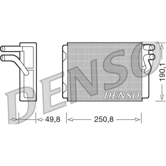 Denso Heizungswärmetauscher DRR33010 Denso Heizungswärmetauscher DRR33010