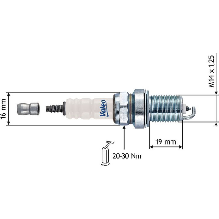 Valeo Zündkerze 246892 Valeo Zündkerze 246892