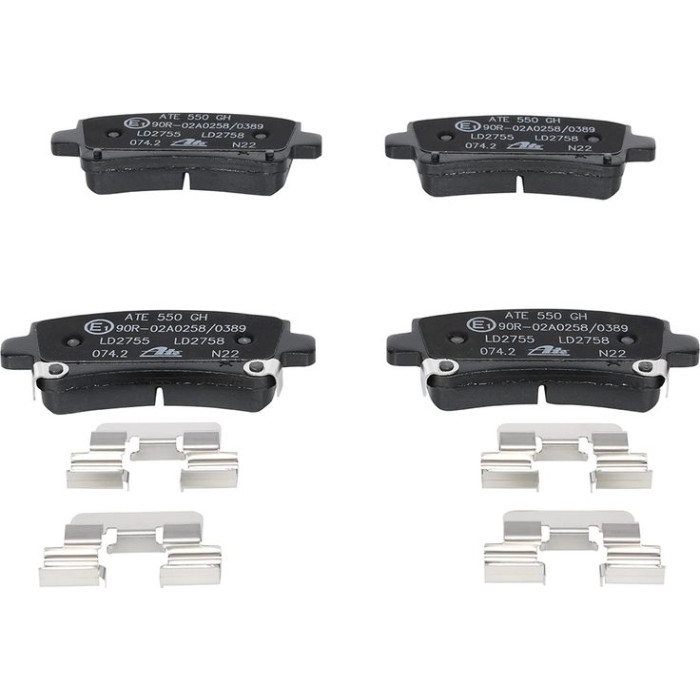 ATE Bremsbelagsatz Opel Hinterachse Insignia 1.4-2.0 08- Keramik 13.0470-2758.2 ATE Bremsbelagsatz Opel Hinterachse Insignia 1.4-2.0 08- Keramik 13.0470-2758.2