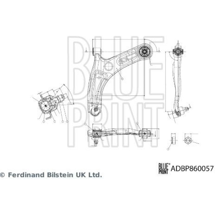 BLUE PRINT Lenker, Radaufhängung ADBP860057 BLUE PRINT Lenker, Radaufhängung ADBP860057
