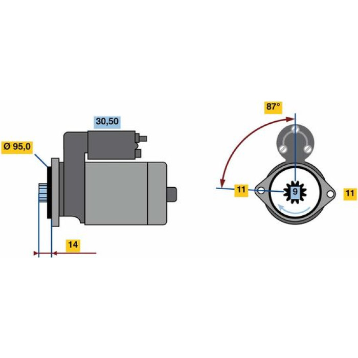 Bosch Starter 0 986 022 690 Bosch Starter 0 986 022 690