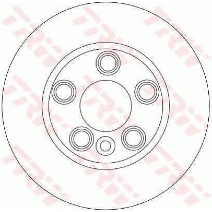 TRW Bremsscheibe DF4306S TRW Bremsscheibe DF4306S