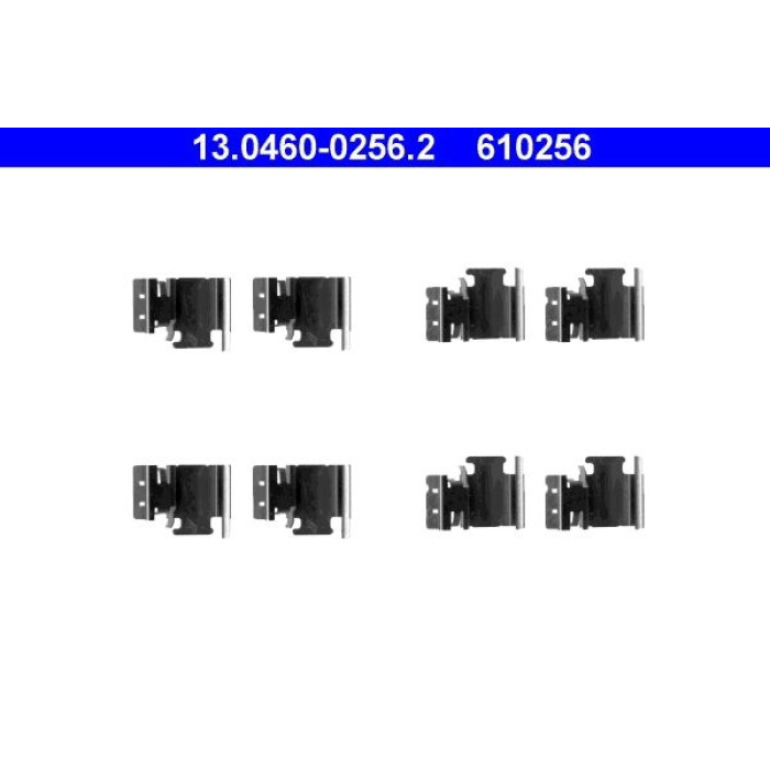 ATE Zubehörsatz Bremsbeläge 13.0460-0256.2 ATE Zubehörsatz Bremsbeläge 13.0460-0256.2