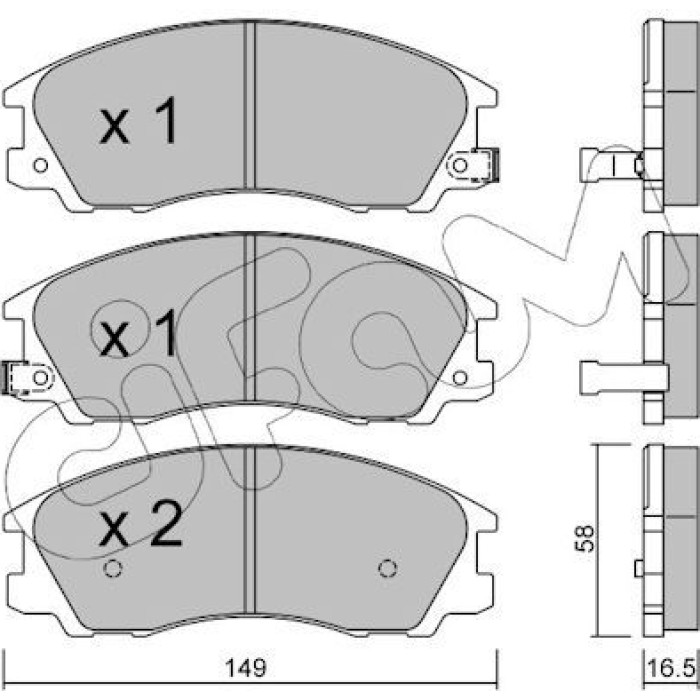 822-506-0 CIFAM Bremsbelagsatz, Scheibenbremse 822-506-0 822-506-0 CIFAM Bremsbelagsatz, Scheibenbremse 822-506-0