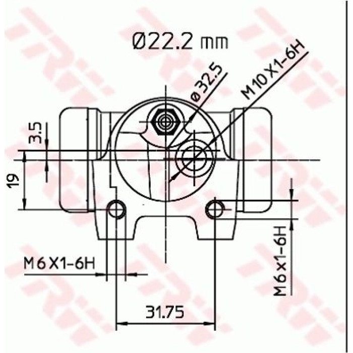 TRW Radbremszylinder BWH134 TRW Radbremszylinder BWH134