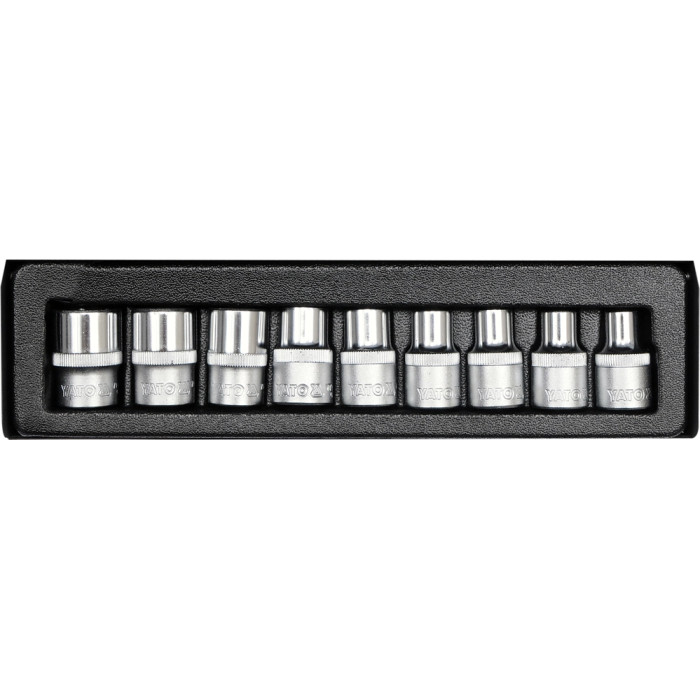 YATO YT-0521 TORX-Steckschlüssel Cv E10-E24 9Tlg YATO YT-0521 TORX-Steckschlüssel Cv E10-E24 9Tlg