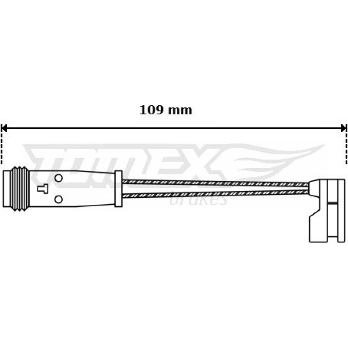 TX 30-55 TOMEX brakes Warnkontakt, Bremsbelagverschleiß TX 30-55 TX 30-55 TOMEX brakes Warnkontakt, Bremsbelagverschleiß TX 30-55