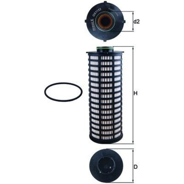 Mahle Original Ölfilter OX 1152D