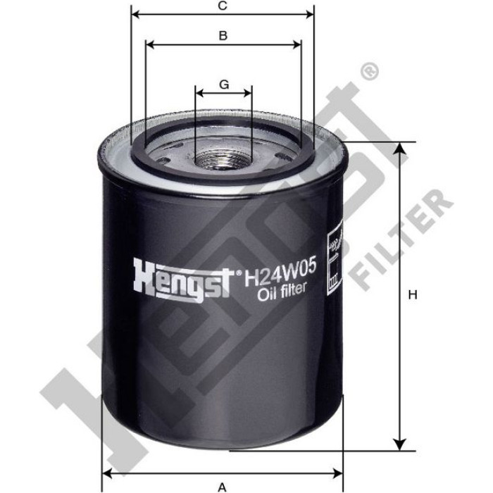 HENGST FILTER Hydraulikfilter, Automatikgetriebe H24W05 HENGST FILTER Hydraulikfilter, Automatikgetriebe H24W05