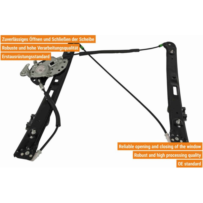 VAICO V20-0654 Fensterheber vorne rechts, ohne Motor, elektrisch VAICO V20-0654 Fensterheber vorne rechts, ohne Motor, elektrisch