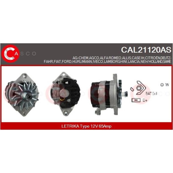 CASCO Generator CAL21120AS CASCO Generator CAL21120AS