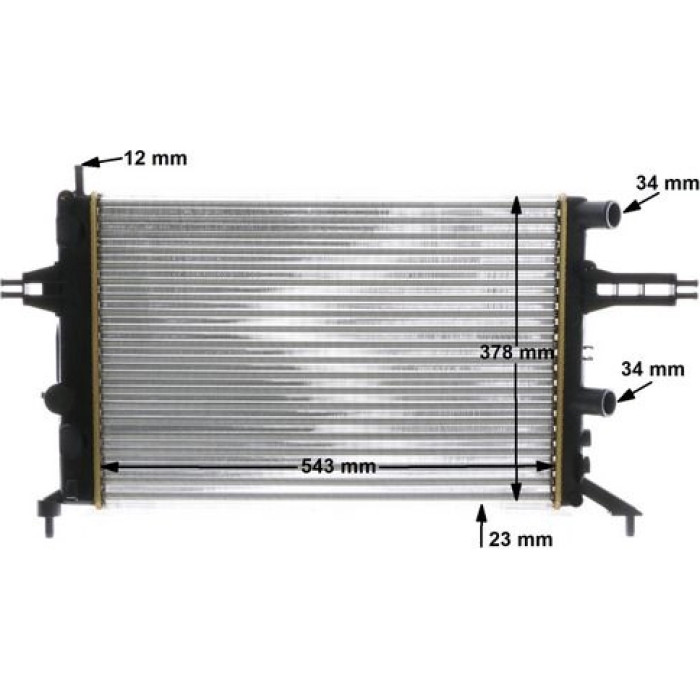 MAHLE Kühler, Motorkühlung CR 1494 000S MAHLE Kühler, Motorkühlung CR 1494 000S