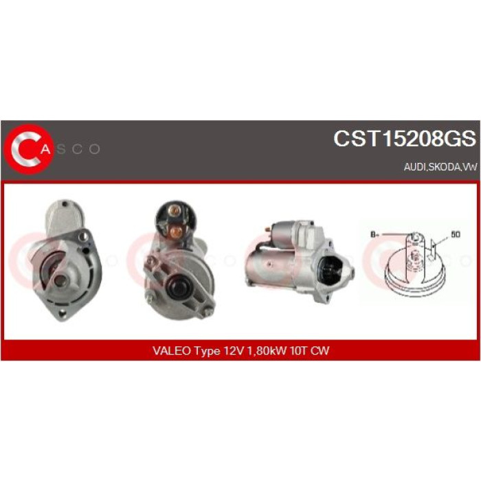 CASCO Anlasser CST15208GS